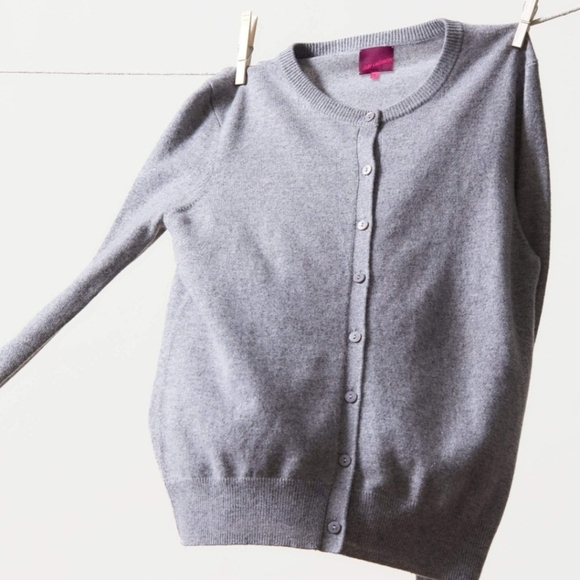 STATE Cashmere Crewneck Button-Down Cardigan – Size Small #N1 - Picture 5 of 6